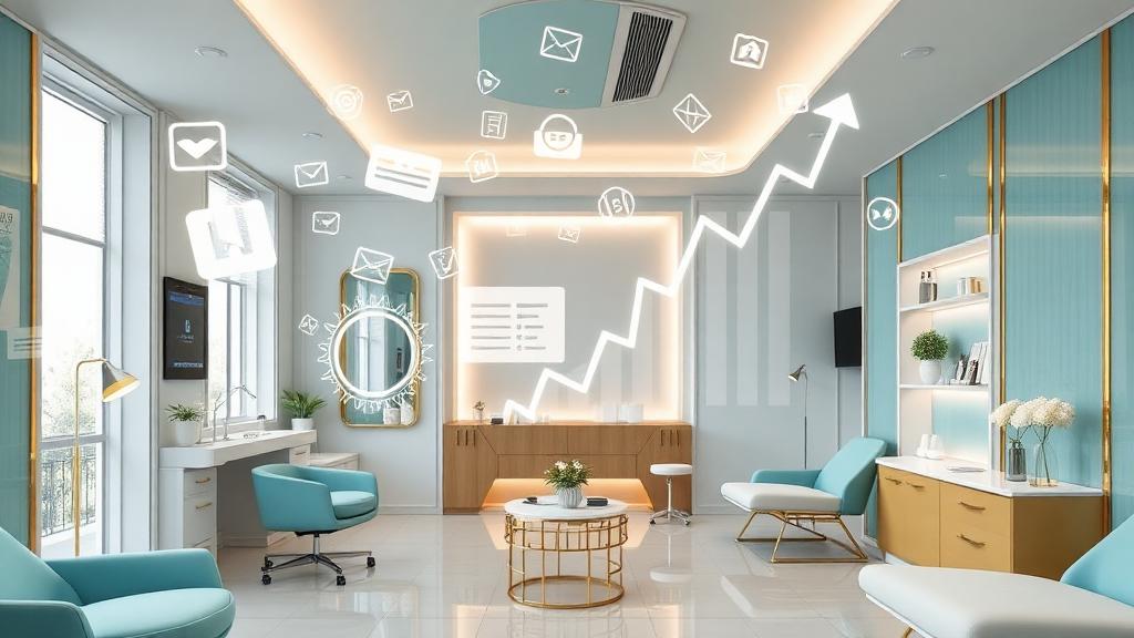 Effective marketing strategies for medical spas - digital marketing concepts in a modern med spa setting