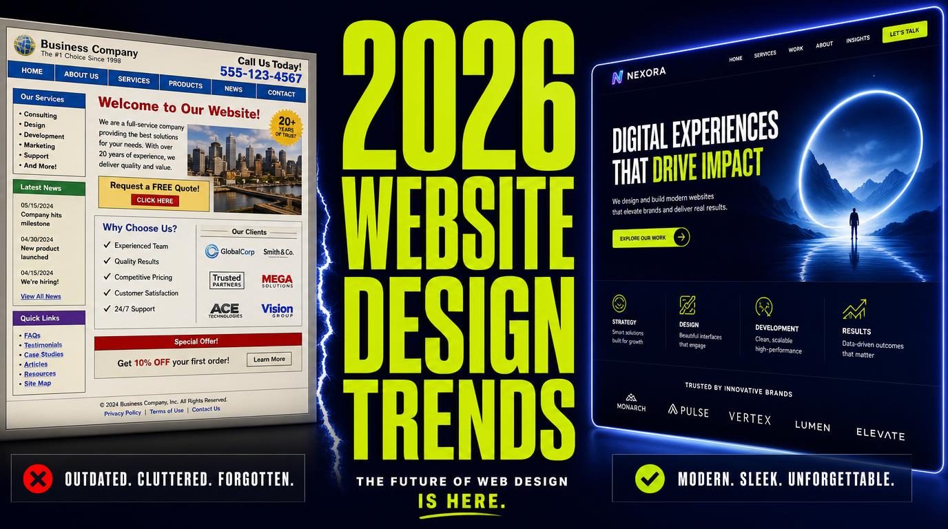 10 Website Design Trends for 2026 (What Actually Works for Real Businesses)