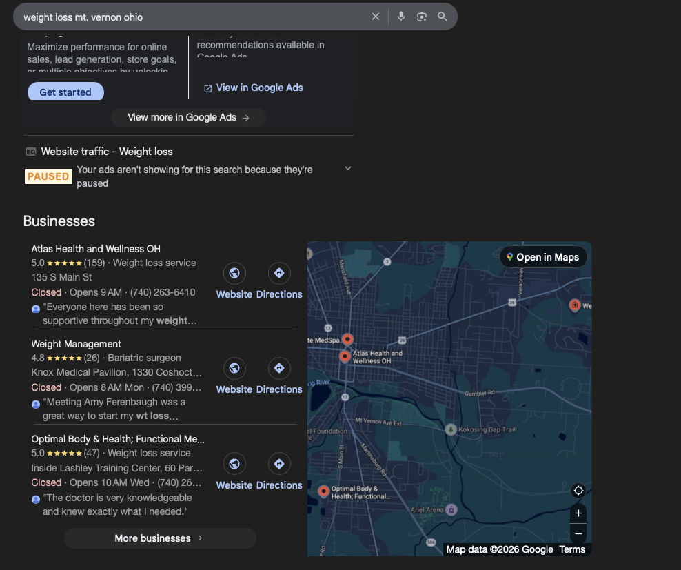 Weight Loss Mt Vernon OH ranking screenshot