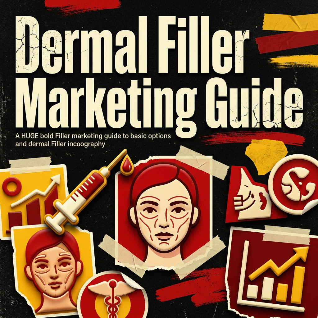 Dermal Filler Marketing Guide: Attract More Filler Patients in 2026 — vivid editorial cover from The Real Social Company.