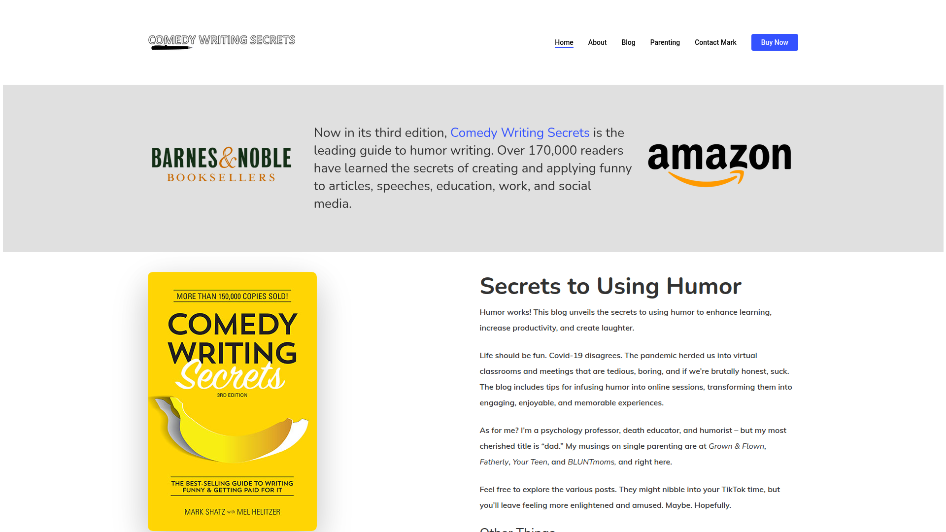 Comedy Writing Secrets Zanesville Ohio AI Website Design